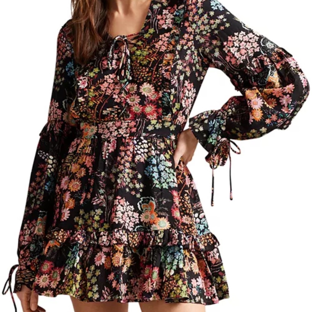 Ted Baker Hendria Mini Floral Dress NWT